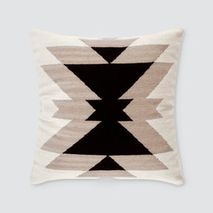 Neutral Throw Pillows Inspired by Oaxacan Patterns