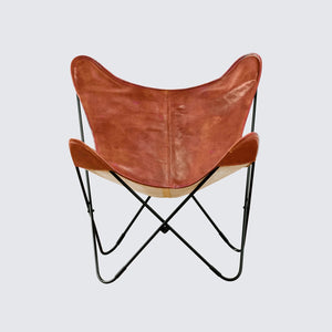 Modern Leather Butterfly Chair