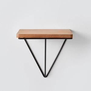Modern Floating Side Table in Black
