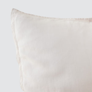 Stonewashed Linen Standard Shams, blush