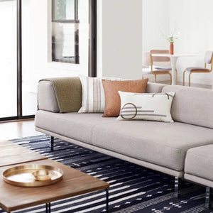 Modern Accent Pillows on Couch