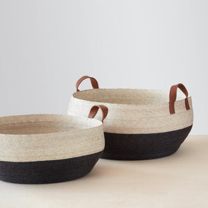 Mercado Floor Baskets - Black