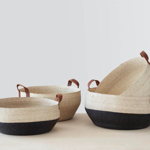 Mercado Floor Baskets - Black