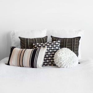 Monochrome Luxe Pillow Series - Set of 5
