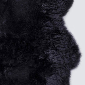 Sheepskin Throw - Large - Black