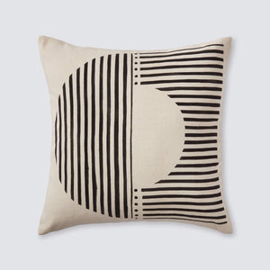 Demi Mud Cloth Pillow - Cream