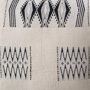 Statement Modern Woven Pillow 