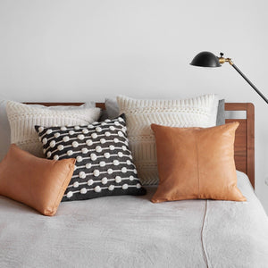 Pampas Leather Square Pillow