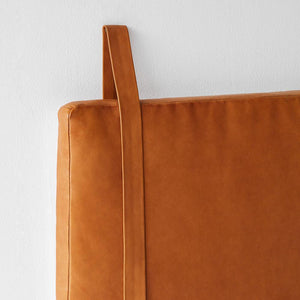 Strap Detail on Leather Headboard