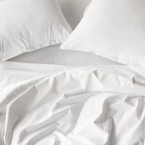 Organic Cotton Euro Shams, white