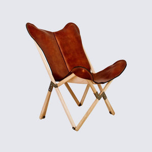 Leather Tripolina Chair from Argentina