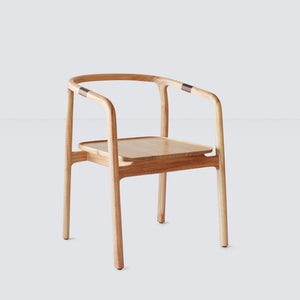 mindi light wood chair