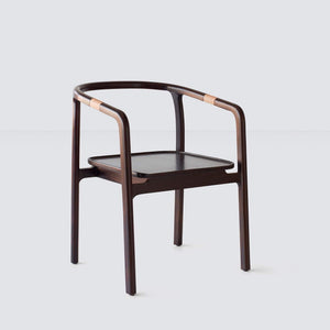 rosewood dark wood chair