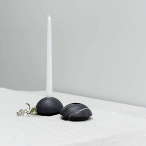 Puebla Marble Pedestal Candle Holder