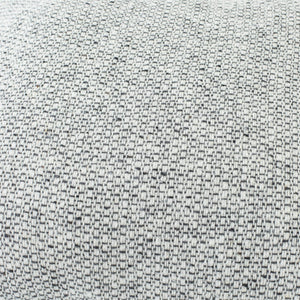 Grey and White Tweed Pillow Detail