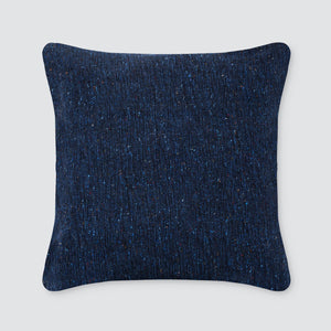Aster Tweed Pillow - Indigo