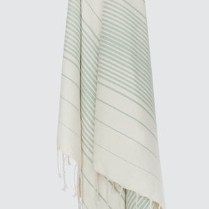 Mint Green Striped Towel