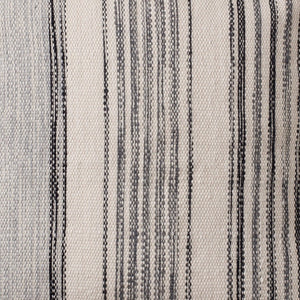 Textured Neutral Throw Pillow with Stripes