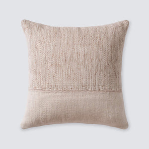Neutral Modern Camel Wool Pillow 