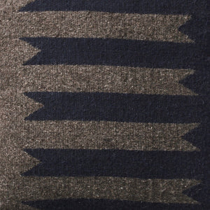 Neutral Modern Aztec Navy Pillow