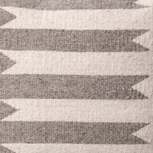 Neutral Modern Aztec Grey Cream Pillow