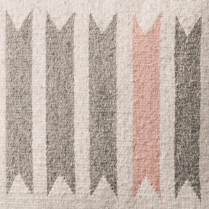 Neutral Modern Aztec Grey Pink Cream Pillow