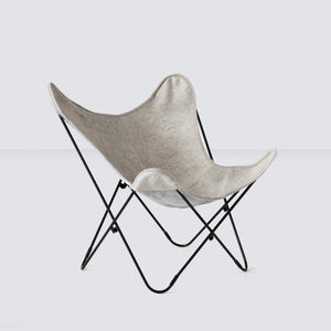 Palermo Chair - Black & Grey Cowhide